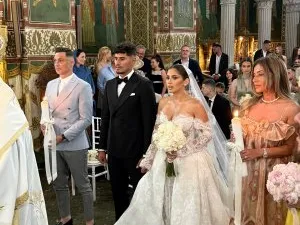 Viviana Rădoi, electrizantă la 'nunta anului'. Cum a apărut. la braț cu soțul milionar